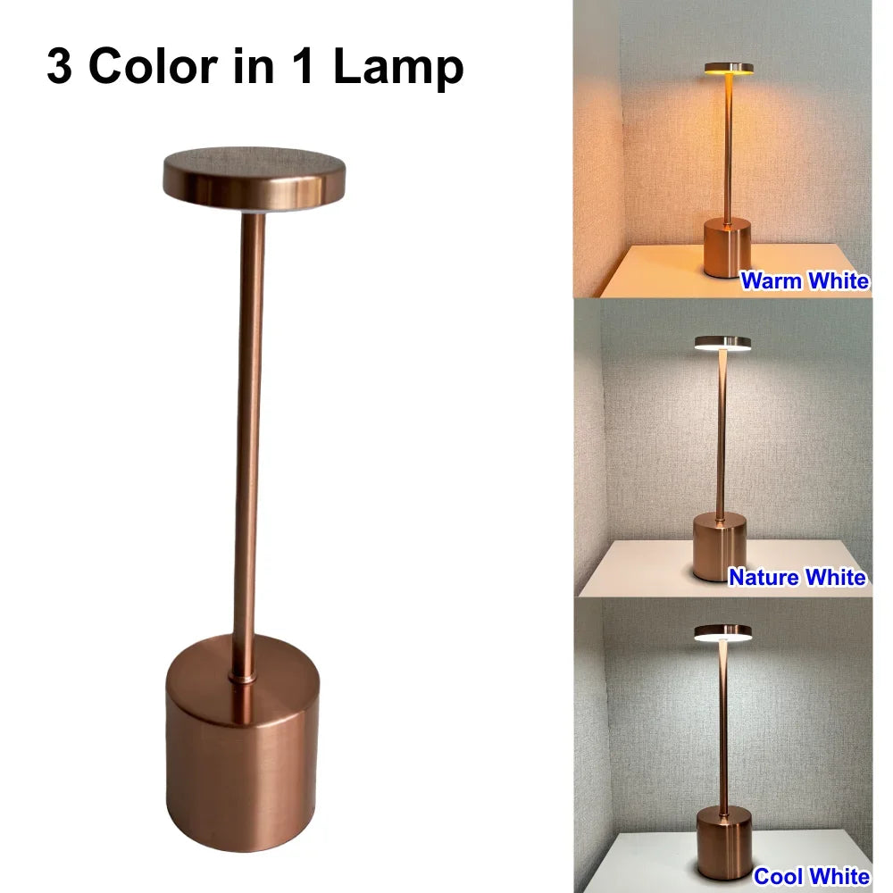 LED touch table lamp