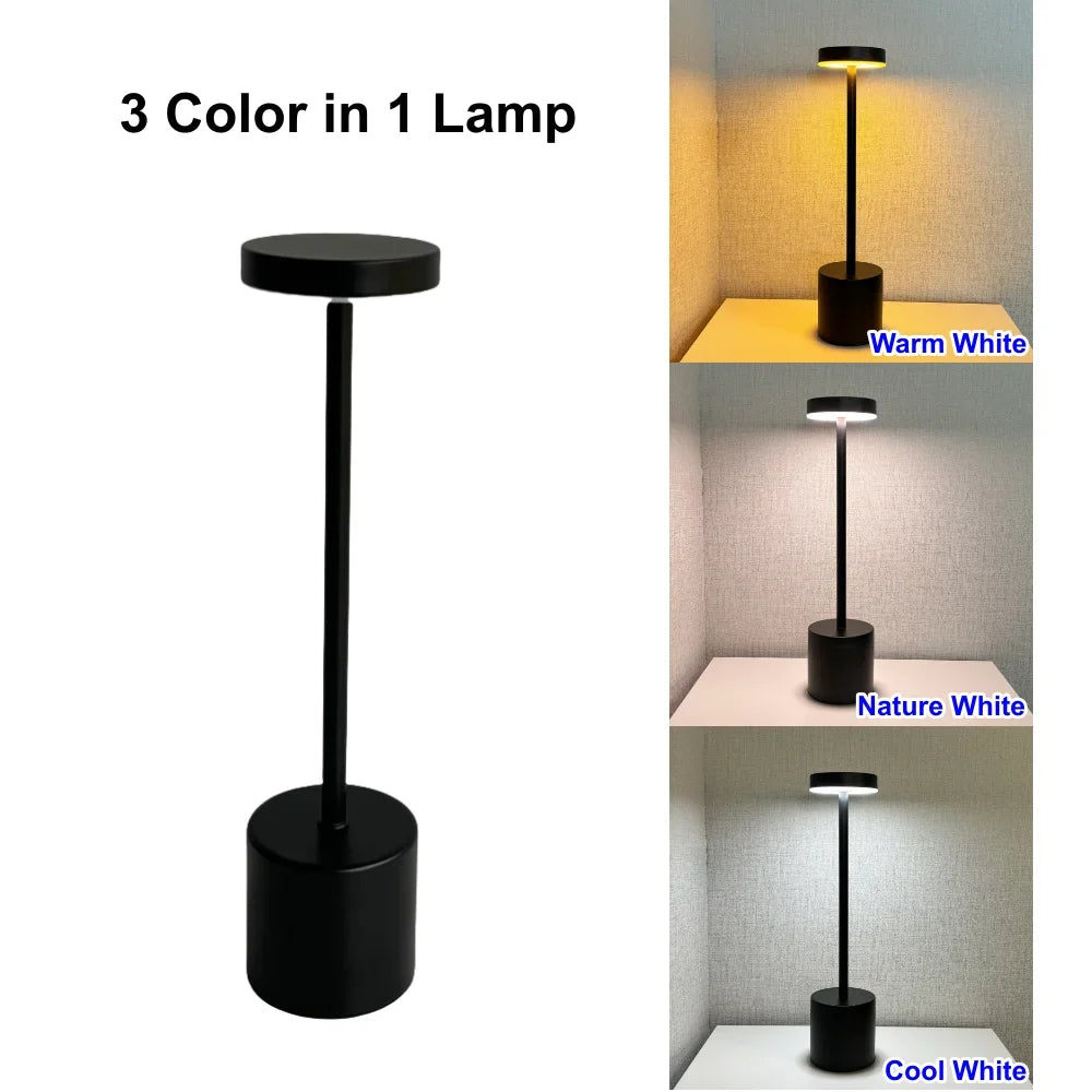 LED touch table lamp