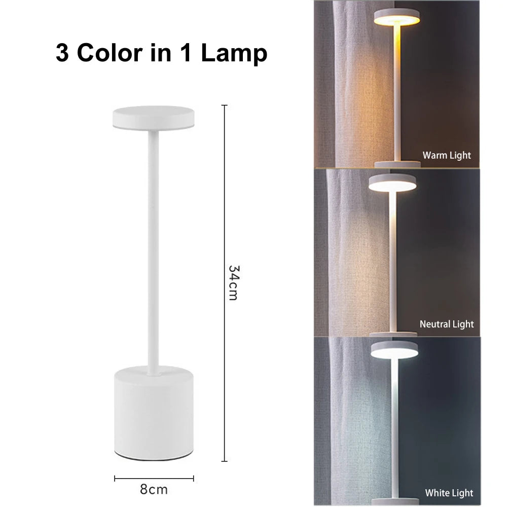 LED touch table lamp
