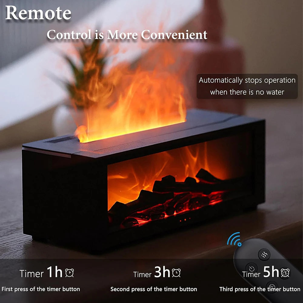 3D Flame Essential Oil Diffuser,