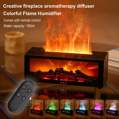 3D Flame Essential Oil Diffuser,