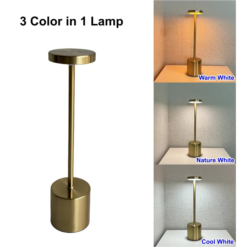 LED touch table lamp